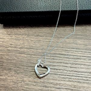 Sterling silver heart pendant